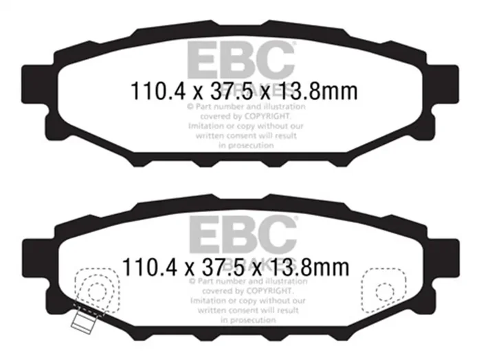YellowStuff Sport Rear Brake Pad