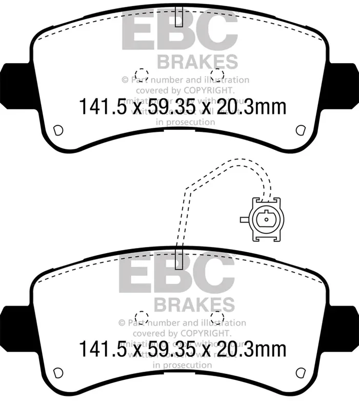 YellowStuff Sport Rear Brake Pad