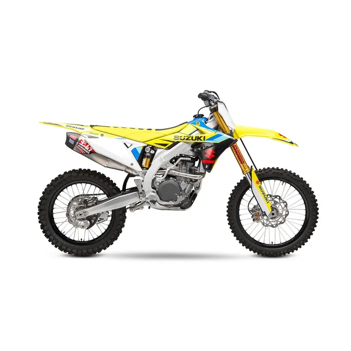 YOSHIMURA RS-12 FULL EXHAUST SYSTEM (STAINLESS STEEL/ALUMINIUM/CARBON CAP) SUZUKI RM-Z450 18-23