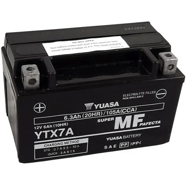 Yuasa Motorcycle Battery – YTX7A