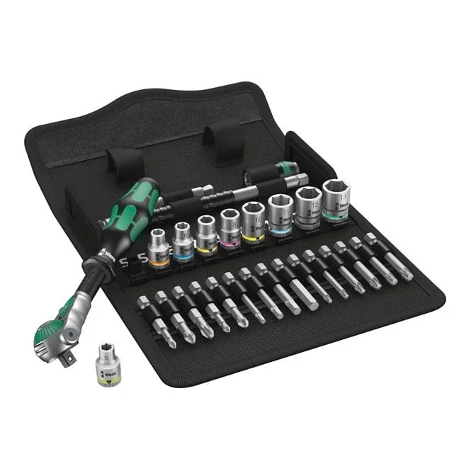 Zyklop Ratchet Kit 28 Pcs. 1/4″ Drive Metric Sizes